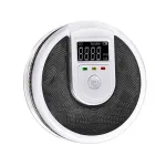 Compound Smoke and Carbon Monoxide Leakage Detector LCD Display Sound Light Alarm Troubleshooting Functions Indoor Fire Prevention Surveillance Device