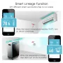 MoesHouse Tuya ZIGBE Smart Digital Temperature and Humidity Sensor LCD Display Intelligent Hygrometer Thermometer Data Log APP Remote Control Compatible with Amazon Alexa & Google Home