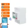 Tuya Smart Leakage Circuit Breaker WIFI Energy Meter Kwh Metering Switch Timer with Voltage Current and Leakage Protection APP Control