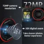 Cámara digital de 72 MP para fotografía y vídeo, pantalla HD dual, zoom 16x, cámaras portátiles, regalos para niñas, niños y niños