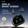 Sanag S3 Pro TWS bluetooth Headset AI Smart Screen Earphone LED Touch Screen 360° Stereo Bass DT6.0 AI Noise Cancelling 50H Playback Earclips Wireless Headphones