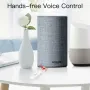 Sensor de temperatura e umidade Tuya Smart ZB Sensor de automação residencial inteligente sem fio funciona com Alexa Google Home