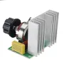 4000W SCR Elektronik Voltaj Regülatörü Hız Kontrol Cihazı Kontrol Kartı Regülatör Dimmer Yüksek Güç Modülü AC 220V Dirençli Yük