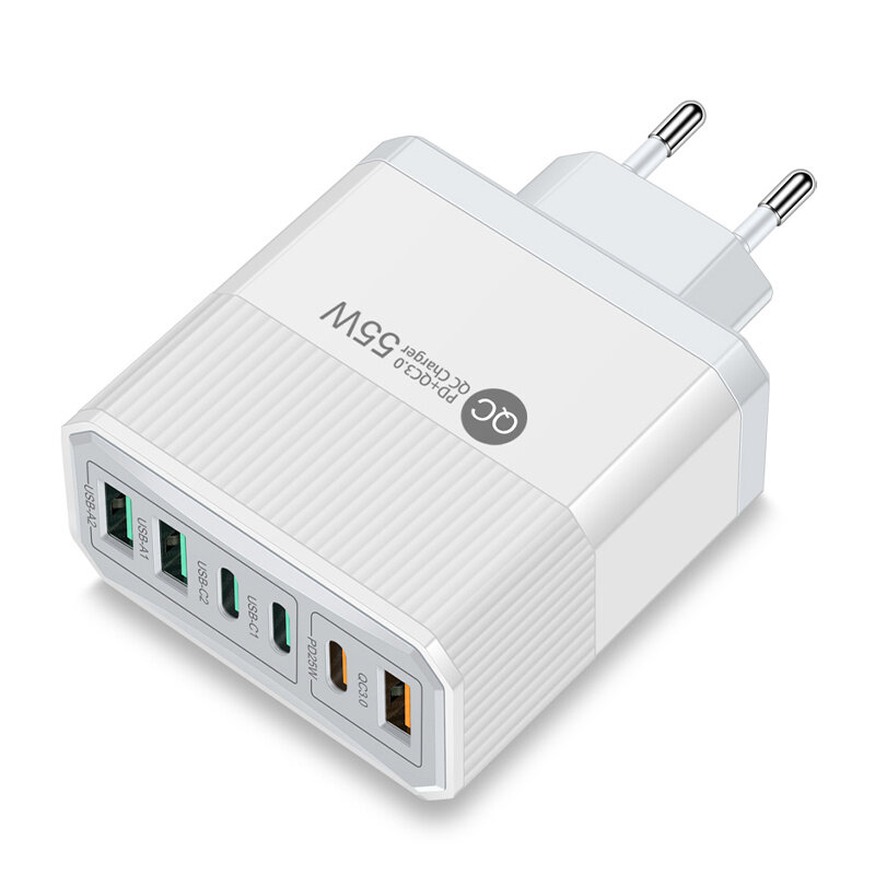 White & EU Plug