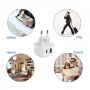 YSY-6087 20W 2-Port USB PD Charger USB-A+USB-C PD QC3.0 Fast Charging Wall Charger Adapter EU Plug US Plug for iPhone 16 15 Plus 14 13 12 Pro Max for Huawei Mate XT for Xiaomi 15pro