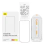 Baseus Crystal Series Anti-Glare Full-Coverage HD Tempered Glass Screen Protector with Dust Filter for iPhone 15 15 Plus 15Pro 15 Pro Max