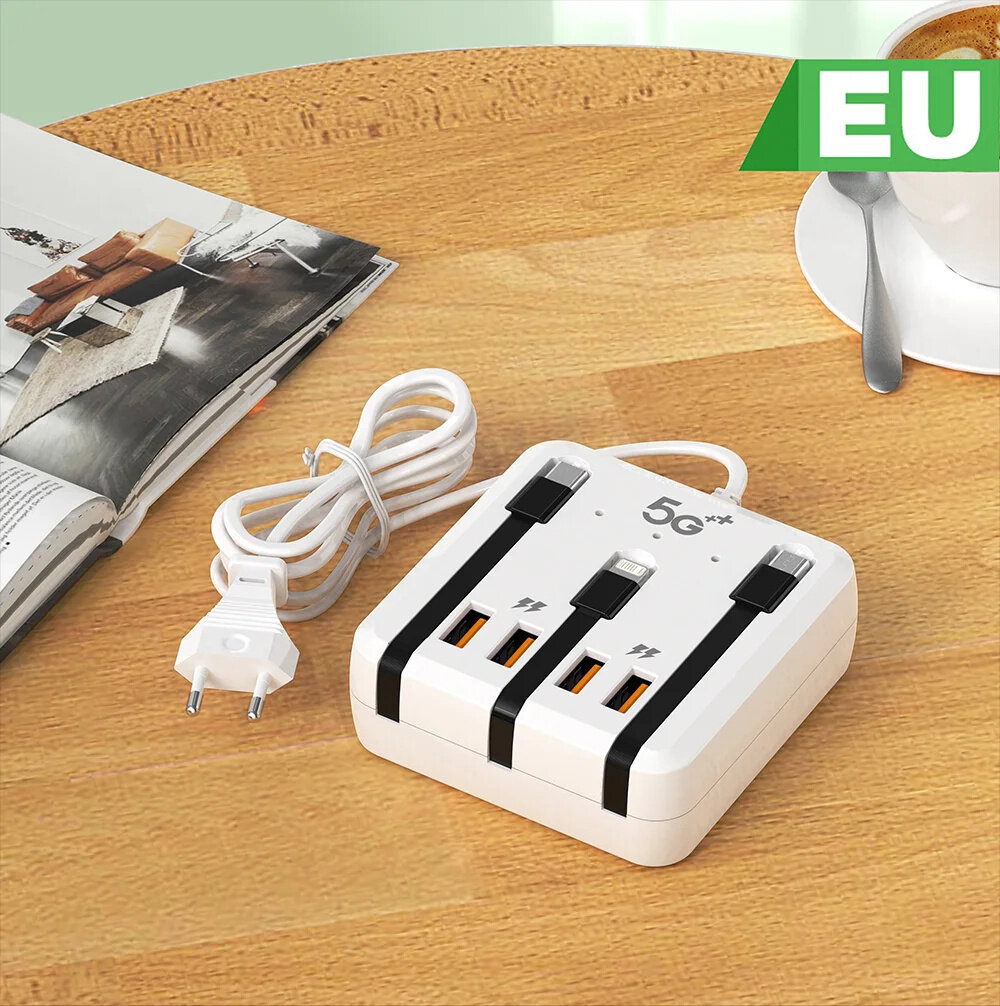 4USB-A(EU Plug)