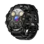 LOKMAT APPLLP 2 PRO 1.508-inch AMOLED Android Smart Watch 2G 4G RAM 16G 64G ROM Built-in 2MP+8MP Dual Camera Heart Rate Blood Oxygen Monitor Breathing Training NFC GPS Function 1150mAh Large Battery Multi-sport Modes Music Playback Smart Watch