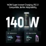 XIAOMI CUKTECH P23 210W 90Wh 25000mAh Power Bank with 1.54inch Display Battery Power Supply Station with 2 Inputs & 3 Outputs Support QC3.0 PD3.0 3.1 FCP PPS Fast Charging for iPhone 16 Pro for Samsung Galaxy Z Flip6 for Xiaomi MIX Fold4 for Huawei Mate