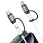 USAMS US-SJ677 AU17 PD30W iP to Type-C Aluminum Alloy Adapter Converter with Anti-lost Lanyard