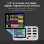 TENSAJ Shanba No.1 65W 8-Port USB Wireless Charger Station with LCD Digital Display 6USB-A+2USB-C PD QC3.0 FCP SCP AFC Fast Charging Desktop Charging Station EU Plug for iPhone 16 16 Pro 15 14 13 Pro Max for Huawei Pura X for Xiaomi 15pro