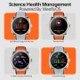 Weofly Vives 1.43inch AMOLED Display AI Voice Assistant bluetooth Call Heart Rate Blood Oxygen Monitor Sleep Monitoring Stress Tracking Female Health Breathing Exercise Multi-sport Modes IP68 Waterproof Smart Watch