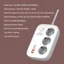 [GaN Tech] LDNIO 3250W 7-Port Power Strip 2USB-A+2USB-C+3 Socket PD QC3.0 Fast Charging Desktop Charging Station EU Plug for iPhone 12 13 14 14 Pro for Samsung Galaxy S23 for Redmi K60 for Oppo Reno9
