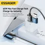 ESSAGER ES-X49 3A 65W USB-A/Type-C to Type-C/iP кабель для быстрой зарядки и передачи данных медный сердечник длиной 1 м для iPhone 15 14 13 для Huawei Mate60 Pro для Samsung Galaxy Z Flip4 для Xiaomi 13pro