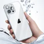 Baseus Simple Series Capa transparente para celular para iPhone 16 Pro Max, capa protetora à prova de choque com airbag para iPhone 16 Plus, capa de silicone TPU macio resistente a óleo