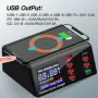 Carregador USB PD3.0 QC3.0 de 100 W com 8 portas Bakeey, estação de carregamento de mesa, carregador inteligente, carregador sem fio de 10 W, base de carregamento para iPhone 11 SE 2020, Huawei