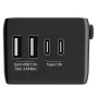 BlitzWolf BW-TA1 Universal Travel Adapter Plug with 4 USB EU UK US AU AC Power Charger Adapter Outlet Converter Socket
