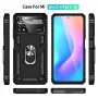 Bakeey for Xiaomi POCO X4 PRO 5G Case Armor Bumpers Shockproof Magnetic with 360 Rotation Finger Ring Holder Stand PC Protective Case Non-Original