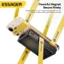 ESSAGER ES-D017 15W Magnetic Wireless Power Bank 22.5W 10000mAh External Battery Power Supply with 2 Inputs & 4 Outputs Fast Charging with Adjustable Stand Power Display for iPhone 16 16 Pro 15 14 13 for Huawei Pura X for Apple Watch for Airpods