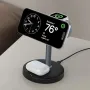 S11 15W Magnetic Wireless Charger Fast Wireless Charging Stand for Smart Phones for iPhone 16 16 Pro 15 14 13 Pro Max for Huawei Pura X for Xiaomi 15pro for Airpods for Apple Watch