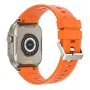 A70 1.96 inch HD Screen Heart Rate Blood Pressure SpO2 Monitor BT5.0 600mAh TWS Connection Smart Watch