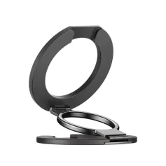 Baseus Magnetic Dual-Ring Phone Stand Suction Rotating 360° Wall Stickers Everywhere for iPhone 16 16 Pro 15 Pro Max for Huawei for SAMSUNG Folding Ring Phone