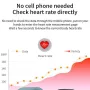 LIGE P8 1.69inch HD Screen bluetooth Call Heart Rate Blood Pressure SpO2 Monitor Sleep Monitoring Multi-sport Modes Music Playback IP67 Waterproof Smart Watch
