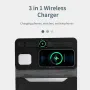 FLD-F8 15W Wireless Charger Fast Wireless Charging Laptop Sleeve Mouse Pad for Smart Phones for iPhone 15 14 13 Pro for Huawei Pura 70 Ultra for Xiaomi Civi 4Pro for Airpods for Apple Watch