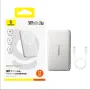 Baseus PicoGo 20W 18Wh 5000mAh Wireless Power Bank Charger Magnetic External Battery Power Supply with 1 Input & 2 Outputs Fast Charging with Type-C to Type-C Cable for iPhone 16 for Huawei Pura X for Xiaomi 15pro