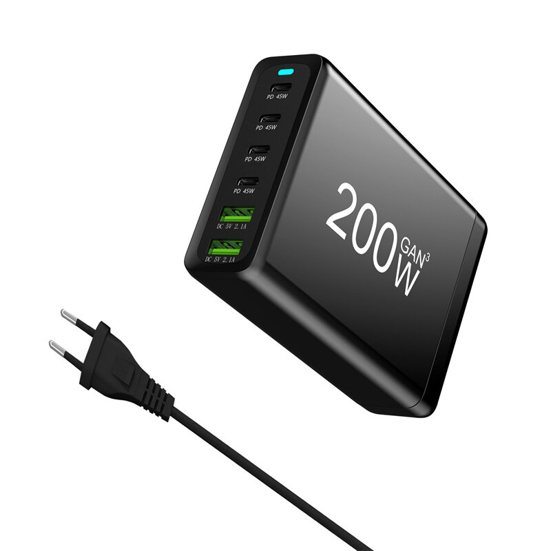 Black & EU Plug