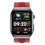 S15 2.06inch 3D Curved AMOLED Air Pump Airbag Accurate Blood Pressure Measurement ECG AI Medical Diagnosis Blood Sugar Blood Lipid Measurement Uric Acid Function bluetooth Call Heart Rate Blood Pressure Blood Oxygen Monitor Multi-sport Modes Smart Watch