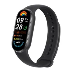 Original Xiaomi Smart Band 9 1.62inch AMOLED Display bluetooth Call Heart Rate Blood Oxygen Monitor Sleep Monitoring Women's Health Breath Training Multi-sport Modes Music Playback 5ATM Waterproof Smart Watch Chinese Version