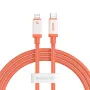 كابل Baseus 0¡ãC Series PD20W Type-C إلى iP للشحن السريع ونقل البيانات، خط نحاسي مطلي بالقصدير بطول 1 متر/2 متر لهاتف iPhone 15 15 Plus 15 Pro 15 Pro Max 14 13 وiPad Pr