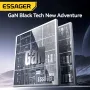 [GaN Tech] ESSAGER ES-CD45 PD33W 2-Port USB PD Charger USB-A+USB-C PD3.0 QC4.0 AFC FCP PPS iP2.4A Fast Charging Digital Display Wall Charger Adapter EU Plug for iPhone 16 16 Pro 15 14 13 Pro Max for Xiaomi 15pro for Samsung Galaxy Z Flip6