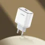 [GaN Tech] LDNIO Q1415 45W 1ポート USB PD 充電器 USB-C PD PPS 急速充電壁掛け充電器アダプター EUプラグ USプラグ Type-C to iP/Type-C ケーブル付き