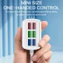 10A 220V 6-Port USB PD Charger Power Strip Fast Charging Desktop Charging Station EU Plug US Plug with 1M Long Cord USB HUB Adapter Socket for iPhone 16 16 Pro 15 14 13 Pro Max for Huawei Mate XT for Xiaomi 15pro