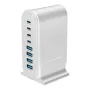 [GaN Tech] Bakeey YMX-958 240W 8-Port USB PD Charger 4USB-A+4USB-C PD QC Fast Charging Desktop Charging Station EU Plug US Plug for iPhone 15 14 13 Pro for Huawei Nova Flip for Samsung Galaxy Z Flip6