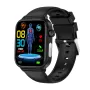 ET570 1.96inch HD Screen bluetooth Call ECG Heart Rate Blood Pressure Blood Oxygen Monitor Noninvasive Blood Glucose Measurement Uric Acid Blood Lipid Testing BMI Body Fat Sleep Monitoring Multi-sport Modes Music Playback IP68 Waterproof Smart Watch