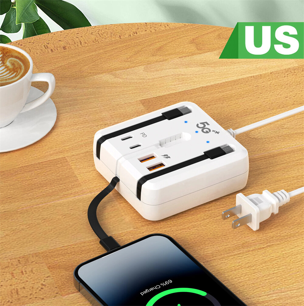 2USB-A+2USB-C(US Plug)