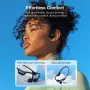 BlitzWolf® BW-BTS9 bluetooth Earphone Bone Conduction Earbuds Built-in 32GB Memory IPX8 Waterproof Soft Silicone Comfort Wear Sports Headphones with Mic