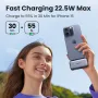 Ugreen PB503 22.5W 18.5Wh 5000mAh Mini Capsule Power Bank with Stand Digital Display External Battery Power Supply with 2 Inputs & 2 Outputs Fast Charging for iPhone 15 14 13 for Huawei Pura 70 Ultra for Xiaomi Civi 4 Pro