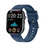 ET587 1.96inch AMOLED Display ECG Function Micro-physical Examination SOS Emergency bluetooth Call Heart Rate Blood Pressure Blood Oxygen Monitor Sleep Body Temperature Measurement Women's Health Multi-sport Modes IP68 Waterproof Smart Watch
