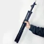 54-170cm Adjustable Live broadcasting bracket Aluminum Alloy Multi-functional Selfie Stick Tripod 360° Rotating for Vlog Shooting with Storage Bag