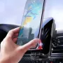 SD06 66W Fast Magnetic Wireless Car Charger Holder Built-in 70cm Retractable Cable 15W Wireless Charging Infrared Sensor Auto Open and Close Car Air Vent Mount Bracket for Smartphone for iPhone 16 Pro Max 15 Pro 14 13 for Huawei Pura X for Xiaomi 15 Ultra