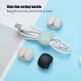 4Pcs/Pack Cable Winder Cable Organizer Clips Mouse Wire Headphone Holder USB Charger Holder Desk Tidy Organizer Wire Cord Protector