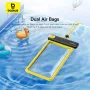 Baseus BS-PG030 Clip-on Air-Bag Waterproof Phone Pouch IPX8 Waterproof Responsive Touch Control Clear Phone Bag for Underwater Photography