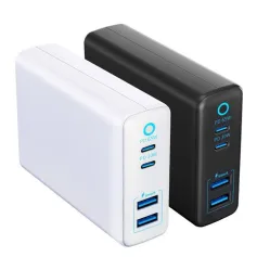95 W 4-porttinen USB PD -laturi 2USB-A + 2USB-C PD pikalataus työpöydän latausasema EU-pistoke 1,6 M:n kaapelilla iPhone 16 16 Pro 15 14 13 Pro Max Samsung Galaxy Z Fold7:lle HUAWEIlle XIAOMILLE