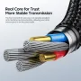 สายเคเบิล Toocki Type-C ถึง Type-C 100W QC4.0 ชาร์จเร็ว ส่งข้อมูลด้วยสายแกนหนา ยาว 0.5 ม./1 ม./2 ม. สำหรับ Huawei Mate50 สำหรับ Xiaomi Mi13 สำหรับ Samsung Galaxy Z Flip 4 สำหรับ OPPO Reno8 สำหรับ Pad Air4 10.9