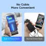 KUULAA KL-YD47 Mini 4500mAh Built-in Type-C Plug Emergency Power Bank External Battery Power Supply Fast Charging for iPhone 12 13 14 14Pro 14 Pro Max