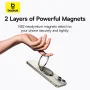 Baseus BS-HP021 Magnetic Ring Phone Holder Stand Supports MagSafeWireless Charging for iPhone 16 15 14 Pro Max 360 Rotating Finger Stand